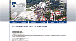Desktop Screenshot of lausitzer-stahlbau.de